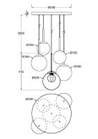 Подвесной светильник Maytoni Basic form MOD521PL-05G